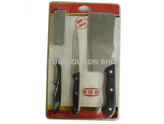 4PCS KNIFE WITH SCISSOR SET()